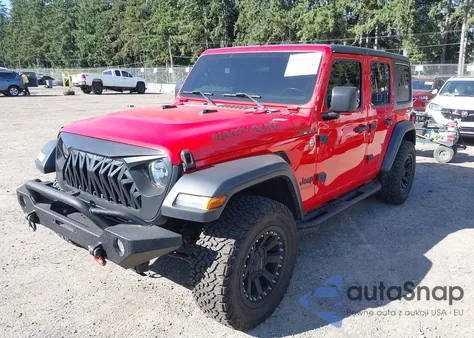 2019 Jeep Wrangler Unlimited Sport Altitude 4X4 z USA, uszkodzony, nr VIN 1C4HJXDG1KW632621